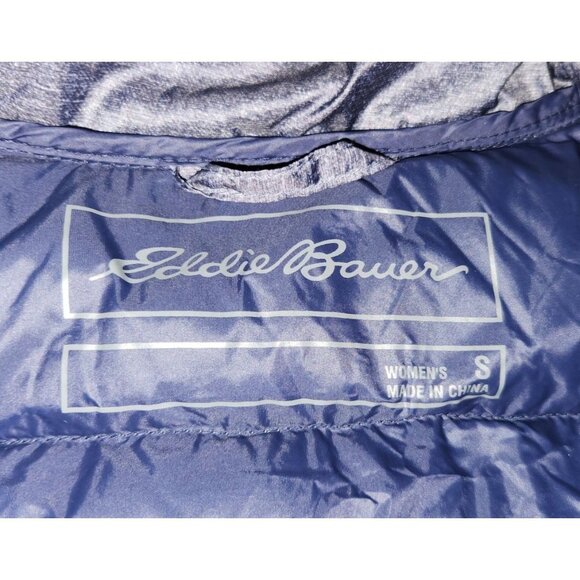 Eddie Bauer Womens Purple 80% Down Puffer Vest Small - Picture 2 of 5